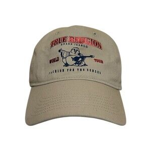 True Religion Adjustable Hat Khaki One Size